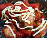 トマトをマヨネーズ醤油で食べると旨い！作り方2写真