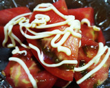 トマトをマヨネーズ醤油で食べると旨い！作り方2写真