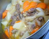 牛すじ肉と根菜の味噌煮込みおでん作り方7写真