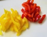 焦がしバター醤油で食べるカラフル温野菜作り方2写真