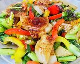 焦がしバター醤油で食べるカラフル温野菜作り方10写真