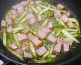 簡単！アスパラパンチェッタパスタ作り方5写真