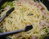 簡単！アスパラパンチェッタパスタ作り方6写真