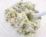米粉配合・あんこ入り抹茶三つ編みパン作り方2写真
