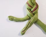 米粉配合・あんこ入り抹茶三つ編みパン作り方19写真