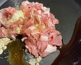 しらたき入り　なすピーマン豚甘酢炒め作り方1写真