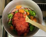 超簡単☆旨味堪能！茄子のトマト缶カレー♪作り方6写真