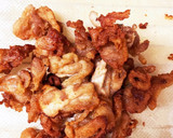 豚薄切り肉の唐揚げ♪刻み玉ねぎを乗せて作り方2写真