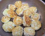 むね肉のふわふわカレーチーズつくね作り方4写真