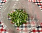 貝割れ大根の1分もみ漬作り方3写真