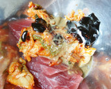 切って和えるだけ、韓国風マグロのづけ作り方1写真
