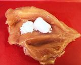 下味をつけた　棒棒鶏　市販のゴマドレで作り方3写真