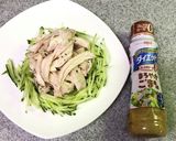 下味をつけた　棒棒鶏　市販のゴマドレで作り方10写真