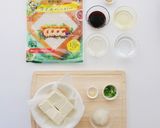 ライスペーパーで簡単♪揚げ出し豆腐作り方1写真