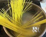 ぶっかけ氷で韓国冷麺ぽい冷製スープパスタ作り方9写真