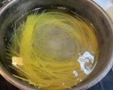 ぶっかけ氷で韓国冷麺ぽい冷製スープパスタ作り方10写真