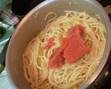 簡単明太子パスタ!生クリーム牛乳必要なし作り方7写真