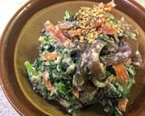 春菊の白和え作り方8写真