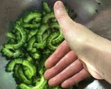 苦味を押さえた　ゴーヤーチャンプルー作り方3写真