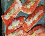 鮭の塩レモン焼き作り方1写真