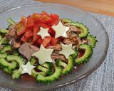 七夕にも⭐鯖とゴーヤのトマトそうめん作り方5写真