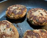 Turkey burger patty作り方6写真