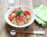 トマトと鶏そぼろそうめん作り方4写真
