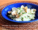 おうちカフェランチ☀小蛤で贅沢リゾット作り方3写真