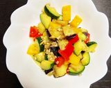 彩り夏野菜とツナの冷製 パスタ作り方2写真