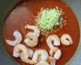 トマトジュースでフレッシュエビチリ作り方5写真