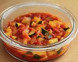 ラタトュイユとクリームチーズの冷製パスタ作り方3写真