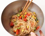 さっぱり味噌ダレで♪豚しゃぶビーフン作り方7写真