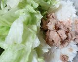 切って和えるだけ、レタスとツナのランチ作り方1写真