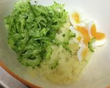 ゴーヤで作るポテサラ作り方3写真