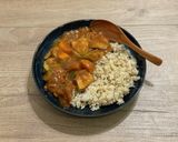 カロリーOFF！トマト缶と鶏胸肉のカレー作り方6写真