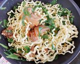 軟骨そーきと香草やきそば作り方5写真