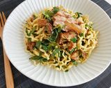 軟骨そーきと香草やきそば作り方6写真