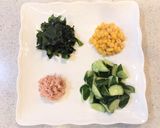 切って和えるだけ！わかめとツナのサラダ作り方1写真