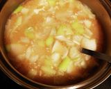 卵豆腐と、ネギと大根味噌汁★作り方2写真