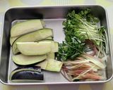 水茄子と香味野菜和え作り方1写真