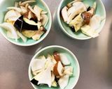 根菜茄子肉無トマトオイ炒味温野菜サラダ作り方15写真