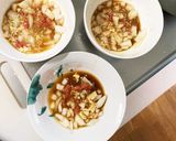 レンジ肉無豆腐簡単梅ポンマヨ味野菜炒め作り方5写真