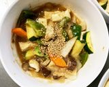 レンジ肉無豆腐簡単梅ポンマヨ味野菜炒め作り方18写真