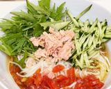 トマト中華スープのひやむぎ作り方5写真