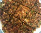 超簡単！納豆もずくキムチ焼き（チヂミ風）作り方4写真