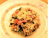 おうちカフェランチ☀小蛤で贅沢リゾット作り方5写真