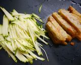 切って和えるだけ！野菜天のマヨ七味和え作り方1写真