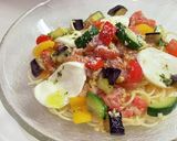 彩り夏野菜とツナの冷製 パスタ作り方5写真
