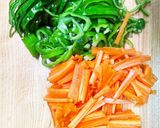 母のお弁当のすみっこ人参ピーマン炒め作り方6写真