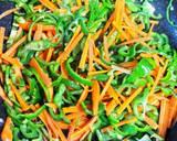 母のお弁当のすみっこ人参ピーマン炒め作り方7写真